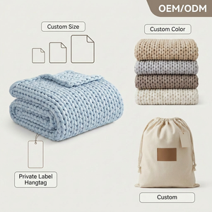 Venta al por mayor de fábrica: Manta con peso de algodón sostenible, acogedora y de diseño más reciente 2026, superventas para el hogar y dormitorio. - Product Image 6