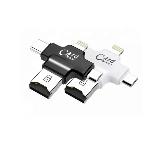 Lecteur de cartes Flash OTG mm, avec clé USB, carte mémoire pour Micro Lightning de Type C
