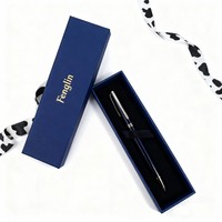 Boîte à stylos personnalisée avec logo, organiseur de papeterie, boîte cadeau, étui à stylos, boîte d'emballage blanche avec mousse
