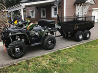 Remolque de Madera para ATV, Mini Camper Todoterreno y Remolque Utilitario para Camping y Aperos Agrícolas al por Mayor