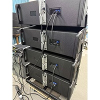XUNGUAN RM208 Enceinte Line Array en contreplaqué de bouleau de 8 pouces avec peinture polyurée, crossover intégré, pour équipement de sonorisation d'église