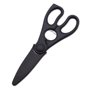 Kitchen Scissors Stainless Steel Straight Head Black Home Use Multi Purpose For Fish And Chicken Bone Cutting - Product Image 3