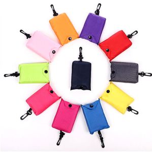 Vietnam Factory Logo Print <b>Folding</b> Shopping <b>Bag</b> Reusable Nylon Tote Custom Portable Polyester Foldable - Product Image 1