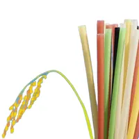 Disposable Rice Straws, Biodegradable, Edible