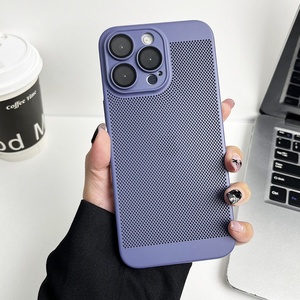 Funda Protectora de Malla Transpirable para iPhone 14 Plus 11 12 13, Carcasa de PC con Cristal para Lente, Compatible con 15 Pro Max 16 17 - Product Image 6