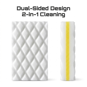 Éponge en mousse de mélamine, tampons de nettoyage ménager en mousse, éponge de nettoyage nano blanche <span class=keywords><strong>pour</strong></span> cuisine et <span class=keywords><strong>voiture</strong></span>, éponge <span class=keywords><strong>magique</strong></span> - Product Image 5