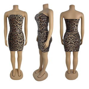 IHOOV léopard femmes haut court paillettes moulante débardeur avec taille <span class=keywords><strong>Corset</strong></span> corps façonnage <span class=keywords><strong>sous</strong></span>-vêtements - Product Image 6