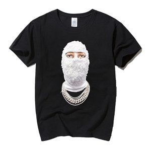 เสื้อยืดแขนสั้นผู้ชาย ผ้าคอตตอน/ใยไผ่ ทรงปกติ สวมใส่สบาย เป็นมิตรกับสิ่งแวดล้อม ระบายอากาศได้ดี ไม่หดตัว แห้งเร็ว พิมพ์ลายดิจิตอล - Product Image 1