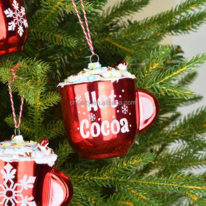 Abalorio <span class=keywords><strong>de</strong></span> plástico manchado <span class=keywords><strong>de</strong></span> Navidad <span class=keywords><strong>de</strong></span> alta calidad hecho a máquina elegante escena colgante vestido <span class=keywords><strong>adornos</strong></span> <span class=keywords><strong>de</strong></span> árbol respetuoso con el medio ambiente bajo - Product Image 5