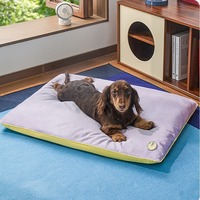 Coussins pour animaux de compagnie modernes et luxueux en gros, imperméables, avec housse amovible et lavable, accessoires pour animaux de compagnie OEM pour la maison