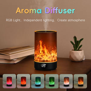 2025 Slimme Tabletop Aroma Diffuser Met Rgb Sfeerverlichting Slaaptimer Etherische Olie Luchtbevochtiger Voor Thuiskantoor Ontspanningshotel - Product Image 5