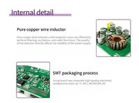 Adaptateur d'alimentation pour voiture Starlink Mini avec interrupteur marche/arrêt, prise allume-cigare vers câble DC 12V à 30V 3.5A, transformateur élévateur de tension