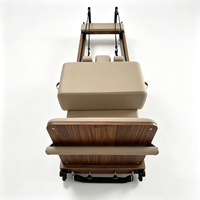 Vente en gros de Reformer Pilates pliable haut de gamme, machine de fitness pour salle de sport, Reformer Pilates pliable en bois de noyer pour studio