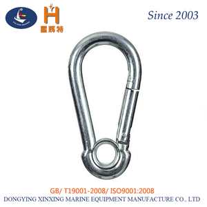 Mousqueton en acier inoxydable pour bateau de yacht et matériel marin Mousqueton à maillon rapide Mousqueton à ressort avec oeil - Product Image 3