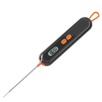 Thermomètre à viande professionnel, sonde lavable, haute précision, anti-poussière, thermomètre alimentaire numérique pour barbecue, fumoir, four, cuisine