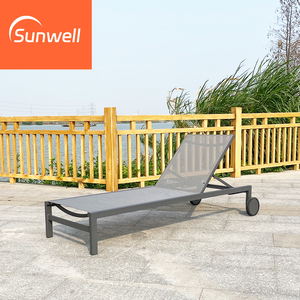 Muebles <span class=keywords><strong>de</strong></span> exterior <span class=keywords><strong>de</strong></span> lujo <span class=keywords><strong>tumbona</strong></span> con rueda piscina marco <span class=keywords><strong>de</strong></span> aluminio tela malla <span class=keywords><strong>tumbona</strong></span> con <span class=keywords><strong>la</strong></span> <span class=keywords><strong>mejor</strong></span> calidad - Product Image 4