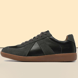Sneakers en <span class=keywords><strong>cuir</strong></span> unisexes de style vintage, baskets plates décontractées à lacets, chaussures de course classiques, chaussures GATs, baskets de créateurs pour hommes et femmes - Product Image 1
