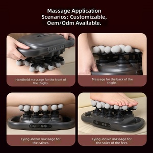 16-<b>Head</b> Fascia Gun Muscle <b>Massager</b> with Brushless Motor 12 Speed Levels USB Rechargeable Timing Control for Full Body Massage - Product Image 3