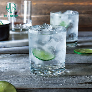 Vaso <span class=keywords><strong>de</strong></span> Vidrio Transparente <span class=keywords><strong>de</strong></span> Grado Alimenticio para Batidos, Limonada, Té y Agua, Moderno y Comercial, para el Hogar y Hostelería - Product Image 1