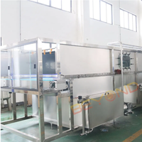 Machine de pasteurisation automatique par pulvérisation en tunnel de refroidissement pour bouteilles PET, 3000 BPH 12000 BPH, pour bouteilles de 250 ml et 2 L