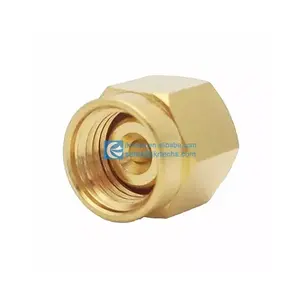 Professional Electronic Components Accessories Supplier 132364 Cap Cover Connector Accessory RP-SMA Jacks Brass Gold 132-364