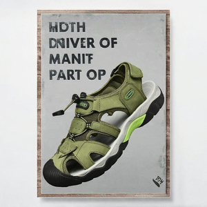<span class=keywords><strong>Chaussures</strong></span> de course d'été pour hommes grandes tailles 38-48, tendance mode, pour activités de plein air et randonnée aquatique, tige en PU - Product Image 3