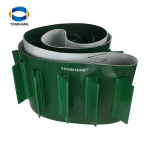 Hazne ile bölme tırmanma gıda sınıfı kolay temiz konveyör bant ile taşınabilir konveyör PU kemer - Product Image 6