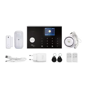 Drahtloses Einbrecher-Anti-Diebstahl-WiFi/GSM/4G-Alarmsystem für das Home Security-Alarmsystem mit Tuya APP-Betrieb