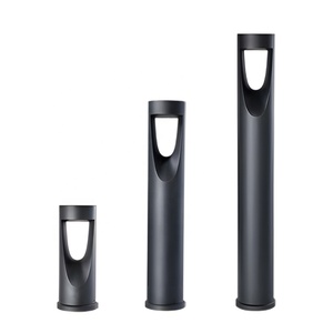 Nuevo diseño 12W LED bolardo jardín luces rectángulo exterior paisaje iluminación decorativa césped patio luz IP65 30cm 60cm 80cm DC - Product Image 6