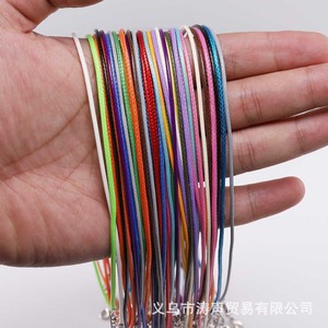 Cordon de collier en fil ciré 1,5-2 mm, corde ronde pour la fabrication de bijoux, accessoires DIY, fournitures de perlage en gros - Product Image 2