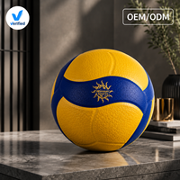 Ballons de volley-ball professionnels en PU doux au toucher, personnalisables en gros, avec logo, taille officielle 5, pour volley-ball de plage