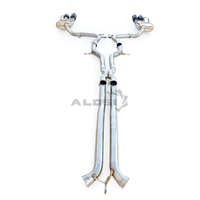 Sistema de Escape Valvetronic Catback para Porsche Panamera 971 2.9T 2017-2023, Silenciador de Rendimiento OEM SS304 con Cuatro Puntas Negras, Mejora de Rendimiento