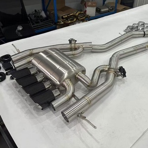 Stainless Steel Single Exhaust Pipe for BMW G80 G82 M3 M4 Valvetronic Catback Exhaust System - Product Image 3