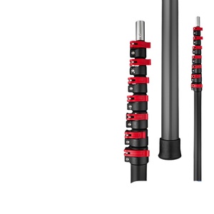 Outil de nettoyage, outil agricole, <span class=keywords><strong>perche</strong></span> télescopique réglable en fibre de carbone, outils de <span class=keywords><strong>cueillette</strong></span> de fruits, <span class=keywords><strong>perche</strong></span> d'extension 6-20M - Product Image 4