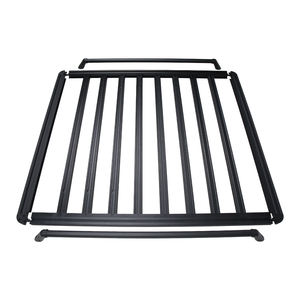 Maiker aluminio para Jeep Wrangler JK portaequipajes de techo de coche cesta de riel 4x4 portaequipajes superior portaequipajes y soporte de carga - Product Image 4