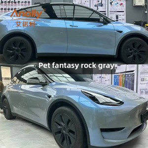 PET Dream - Película para Cambiar el Color de la Carrocería del Automóvil, Color Ceniza Volcánica de Dos Tonos, Gris Azul Encantador, Colorido, 1 Año de Garantía, Venta al por Mayor - Product Image 4