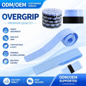 60 Rollos de Cinta de Agarre para Raqueta, Coloridos, de PU Perforado, Antideslizantes, Absorbentes de Sudor, para Tenis, Bádminton, Squash, Pickleball - Product Image 1