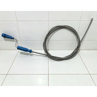 Desatascador Manual de Tuberías - Herramienta de Desobstrucción de Alta Resistencia para Fregaderos de Cocina, Inodoros y Tuberías de Baño