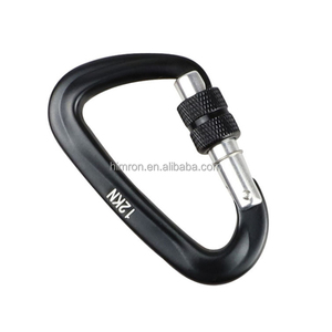 Ventes <span class=keywords><strong>chaudes</strong></span> - Mousqueton en aluminium aéronautique 7075, boucle en D 12KN, mousqueton à ressort pour l'escalade, mousqueton à dégagement rapide - Product Image 2