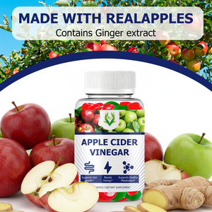 OEM ODM Apple Cider Vinegar Gummies Dietary <b>Supplement</b> with Realapples Supports Gut Health Boosts Energy Healthy Metabolism - Product Image 5