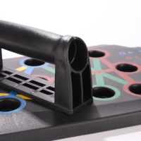 Système de supports de pompes multifonctionnel pour le fitness, la combustion des graisses, l'entraînement en force, planche de pompes solides, équipement d'entraînement à domicile