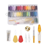 Kit de Broderie DIY 108 Couleurs – 99% Coton, 9 Fils Métalliques, Codage DMC – Artisanat Fait Main, Collection, Toile de Broderie au Point de Croix