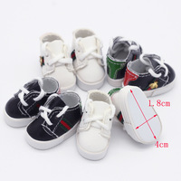 Chaussures de sport décontractées en caoutchouc pour poupée BJD 1/6, modèle de jouet miniature 4*1.8cm