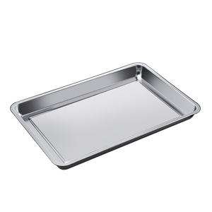 Bandeja Rectangular de Acero Inoxidable de 12x16 Pulgadas, Apta para Lavavajillas, para Cocinar, Hornear y Asar en la Cocina - Product Image 1