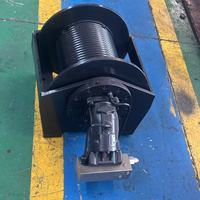Cabrestante Hidráulico de Tambor Único de 1/2/3T-10 Toneladas para Tractores/Plataformas de Perforación/Anclaje/Excavadora/Barco de Camarones/Redes de Pesca