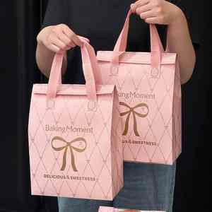 กระเป๋าเก็บความร้อนและความเย็นแบบใช้แล้วทิ้งสำหรับส่งอาหาร ขนม เค้ก พิซซ่า ทำจากวัสดุไม่ถักทอ - Product Image 4