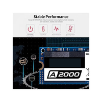 كينجست A2000/NV1/NV2 250/500 جيجابايت 1/2 تيرابايت M.2 2280 NVMe SSD PCIe 4.0 قرص صلب داخلي جديد للابتوب/سطح المكتب بشريحة أصلية