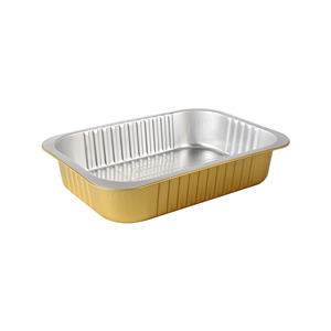 Meishida Aluminum Foil Container 2200ml Rectangle Disposable With Lid For Baking And Boiling Fish - Product Image 1