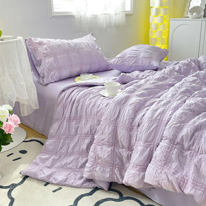 لحاف صيفي خفيف الوزن جيد التهوية مريح ناعم ماص للفراش مطبوع فراش مثالي للاستخدام المنزلي للتبريد - Product Image 5