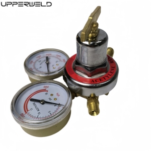 Sortie d'acétylène UPPER Régulateur de gaz <span class=keywords><strong>Propane</strong></span> réducteur de pression jauge de réduction de gaz régulateur à <span class=keywords><strong>double</strong></span> tête - Product Image 2